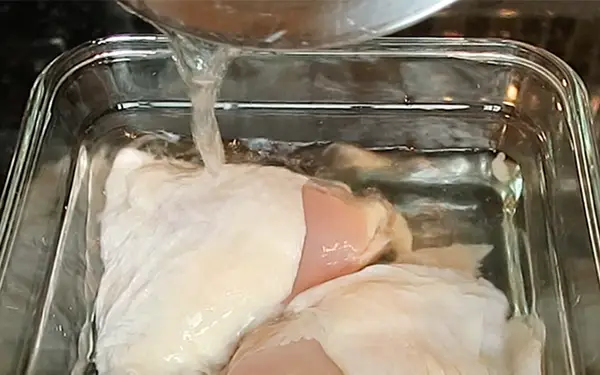 Prepping Ingredients for Deep Frying (튀김)