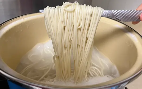 Basic Korean Noodle Boiling Timeline