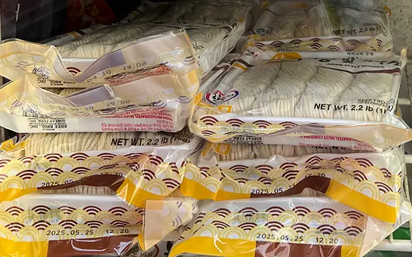 How to Store Fresh-made Korean Noodles & Dough