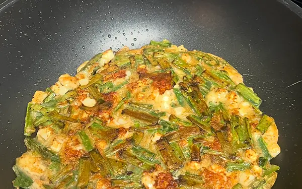 Korean Pancakes Made Using Batter