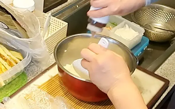 Making Rice for Gimbap (김밥)